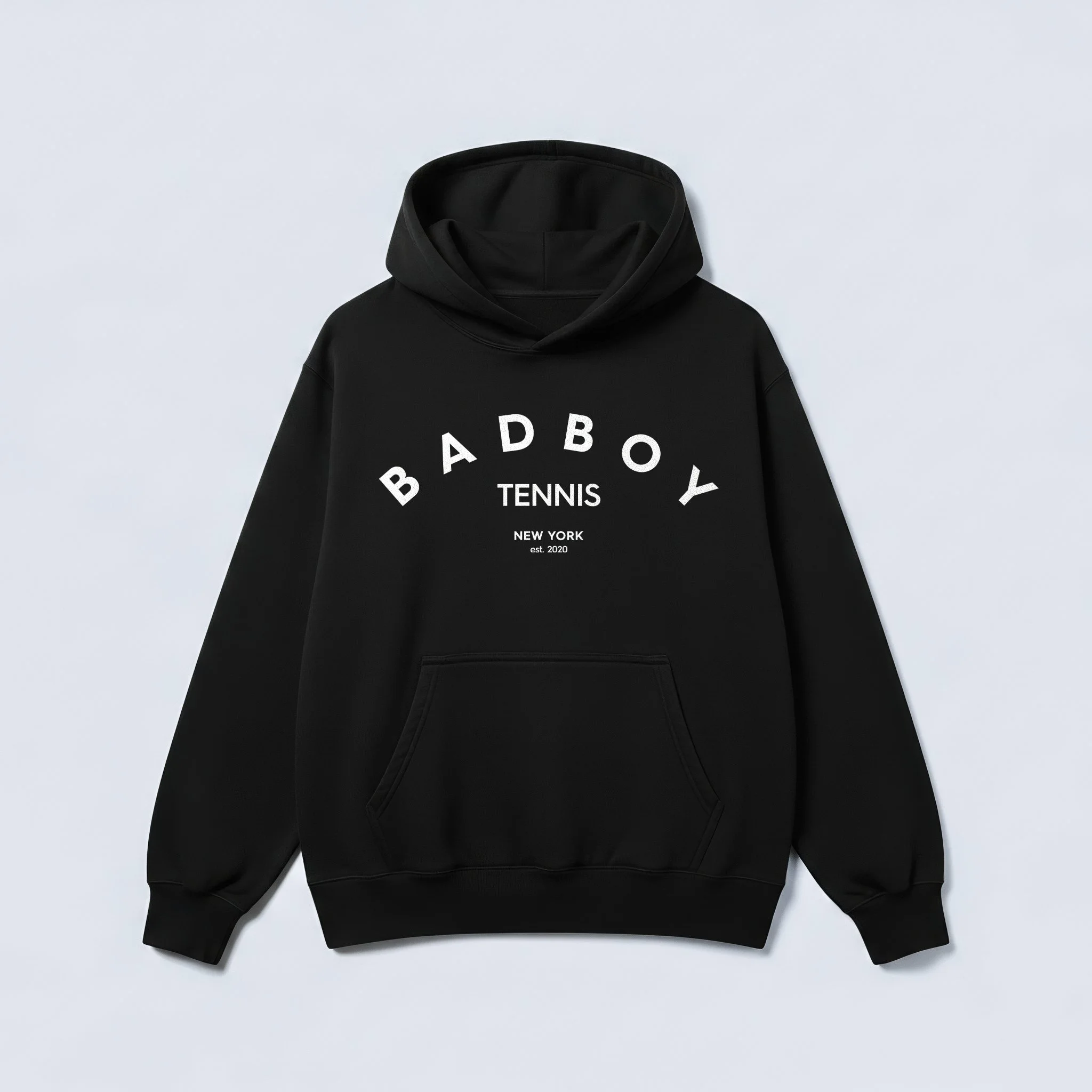 Atelier Oversized Hoodie - Black | Recycled Fleece | Bad Boy